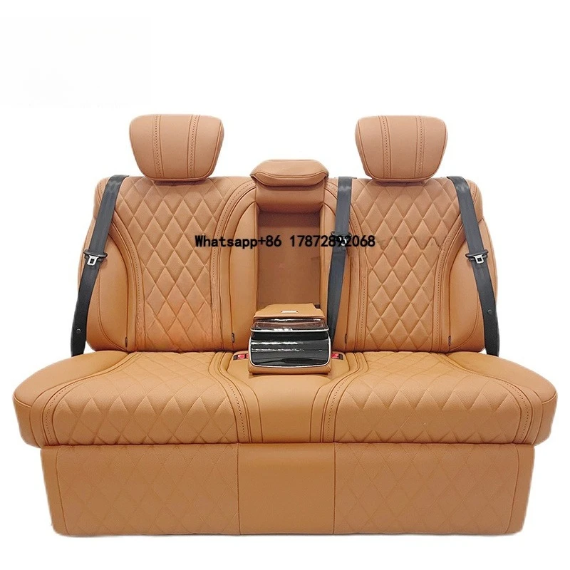 2024 Middle Hot Selling Accessories VIP Rear Sofa Bed With Touch Screen for Benz Sprinter MPV SUV Universal Seats