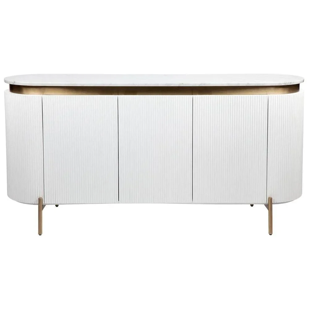 Living room furniture Italian minimalist rock slab sideboard brass light luxury hotel restaurant locker