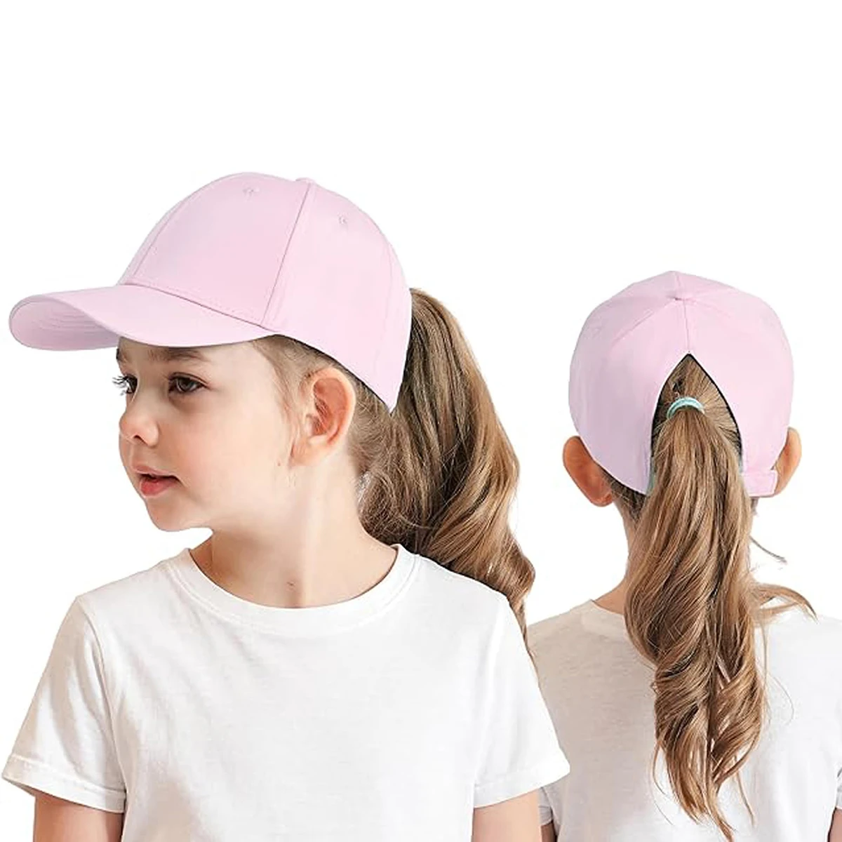 

3-8-year-old Girls' Ponytail Children's Baseball Cap Boys' Adjustable Summer Cap Golf Sun Hat Baseball Cap Sunshine Summer Cap