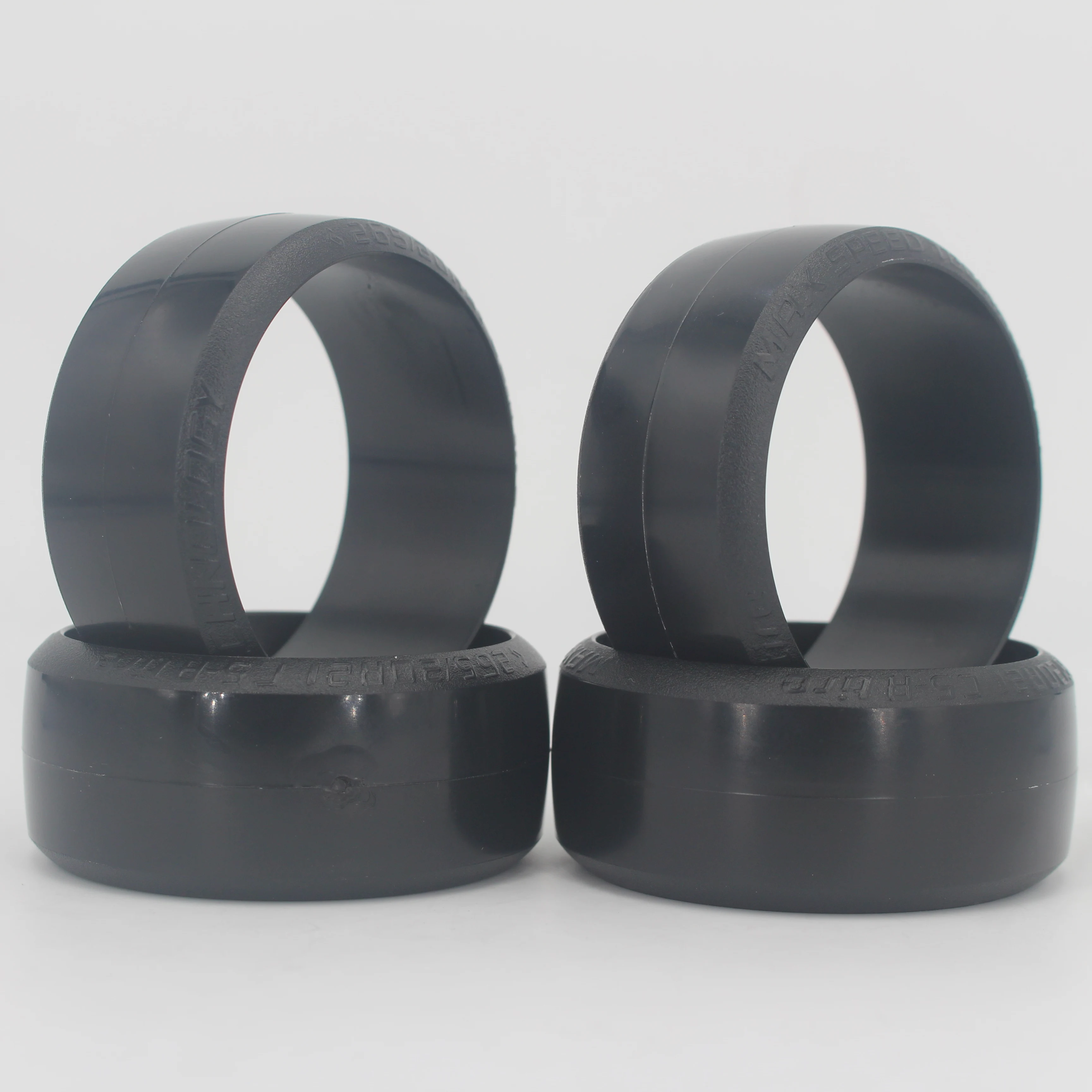 4pcs RC 1/10 CS-R Drift Tires Tyre Three different Hardness With Silencing Sponge For HPI HSP Yokomo MST Tamiya