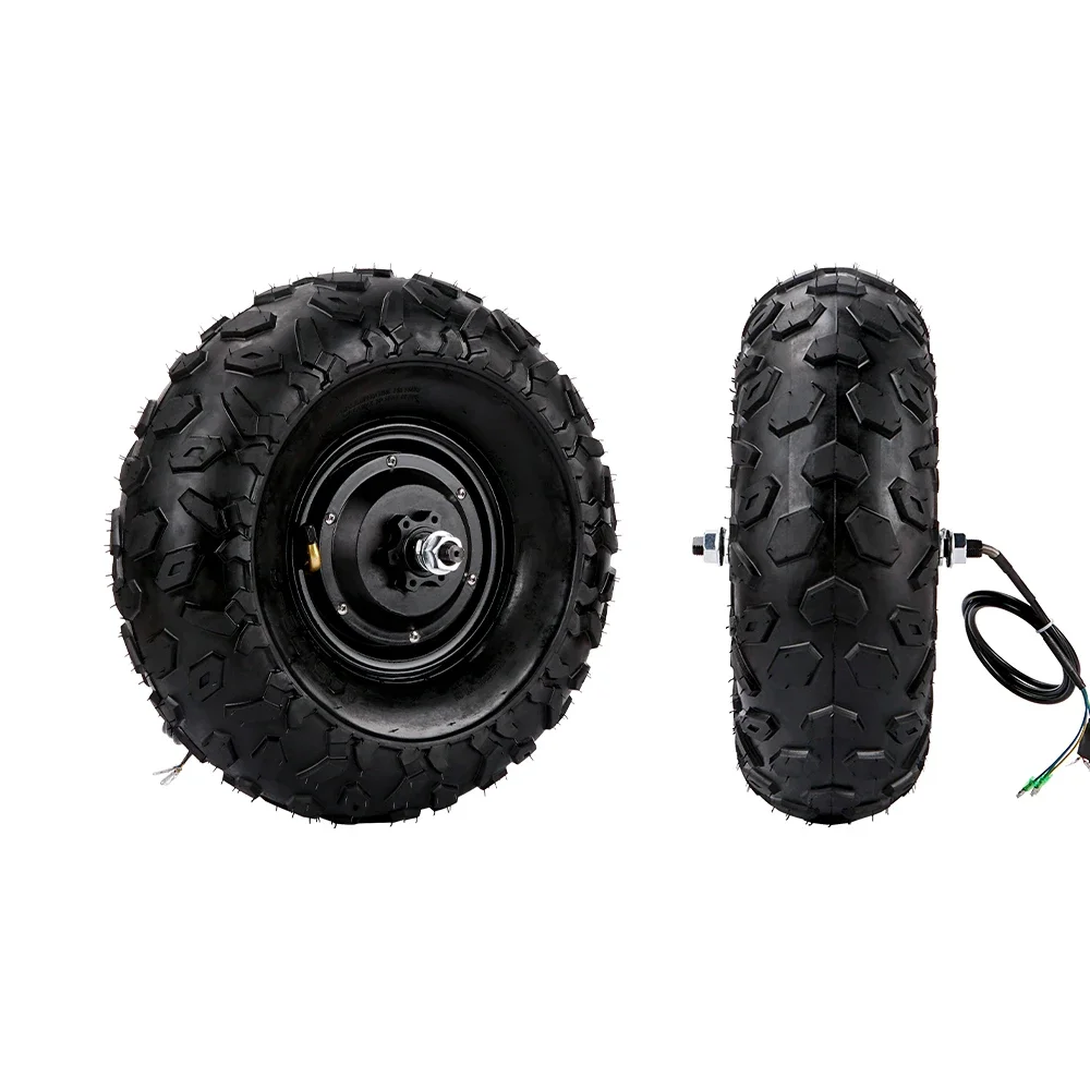 24V-48V DC 350W-500W Geared Hub Motor Electric Wheelbarrow Motor Wheel with 150kg Payload
