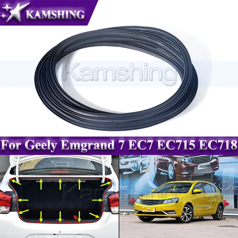 

Car Trunk Sealing Strip For Geely Emgrand 7 EC7 EC715 EC718 Rear Door Weatherstrip Tailgate Rubber Seal Tail Door Sealing Strip