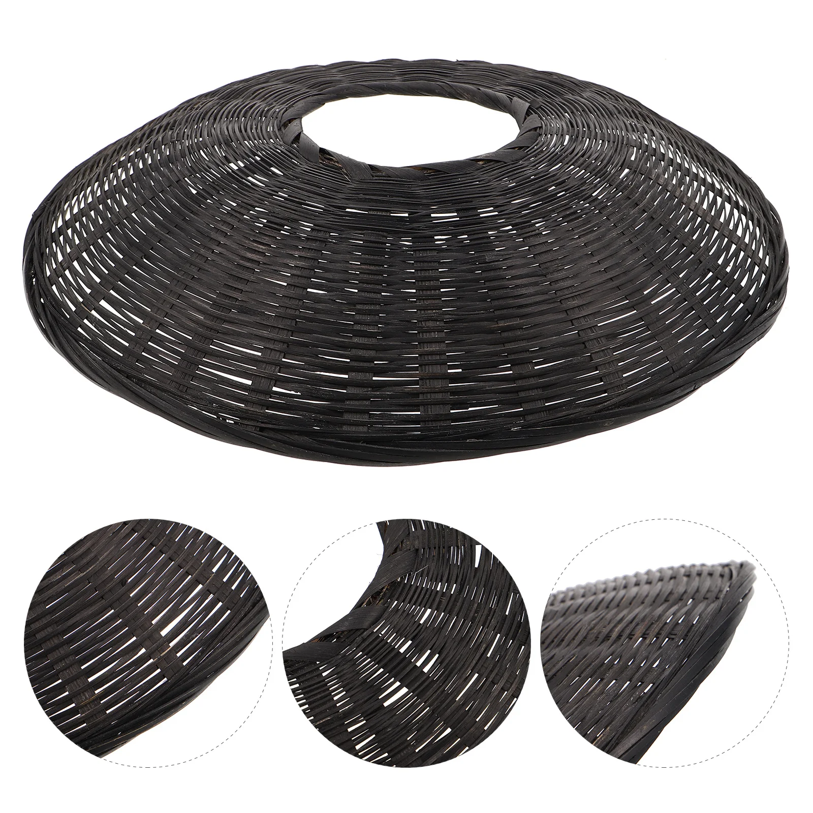 

Japan Samurai Hat Bamboo Sun Cap Handwoven 36Cm Lightweight Breathable Cosplay Asian Rice Farmer Ninja Hat Garden Fishing