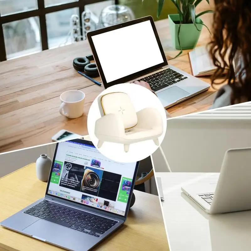 Estación de carga rápida inalámbrica para sofá, soporte de carga inalámbrico, soporte de teléfono multifuncional, 15W