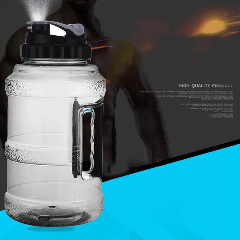 2.5L Large Water Bottle Ecofriendly Reusable Water Bottle For Men Women Fitness Gym Outdoor Cycing