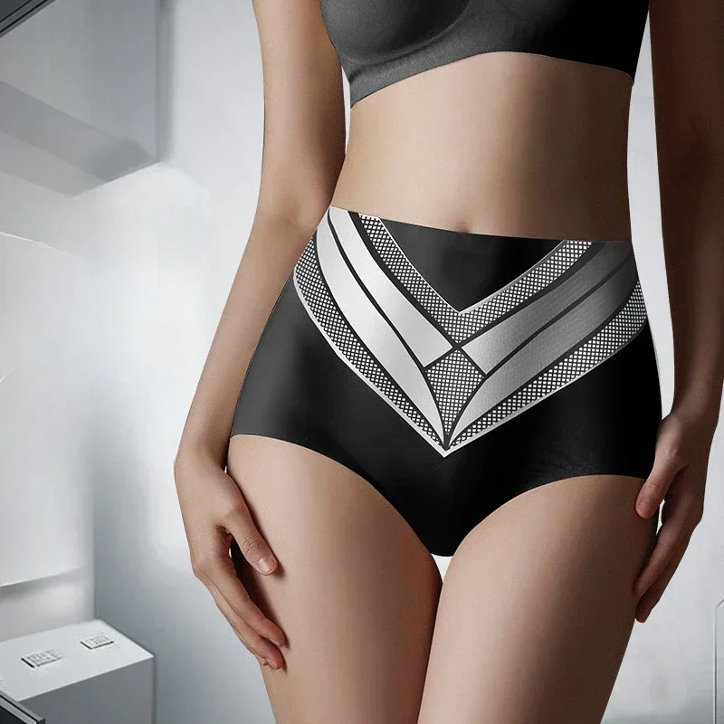 Culotte saillante taille haute pour femme, grande taille, sans couture, serrer l'abdomen, corps saillant, sous-culotte, slip, levage des fesses, shaper wear