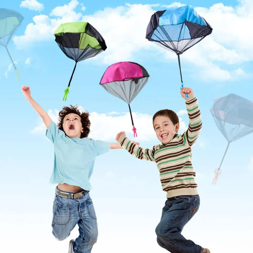 Jeu de parachutisme pour enfants, document vibrant, homme de l'armée, lancer automatique pour l'extérieur