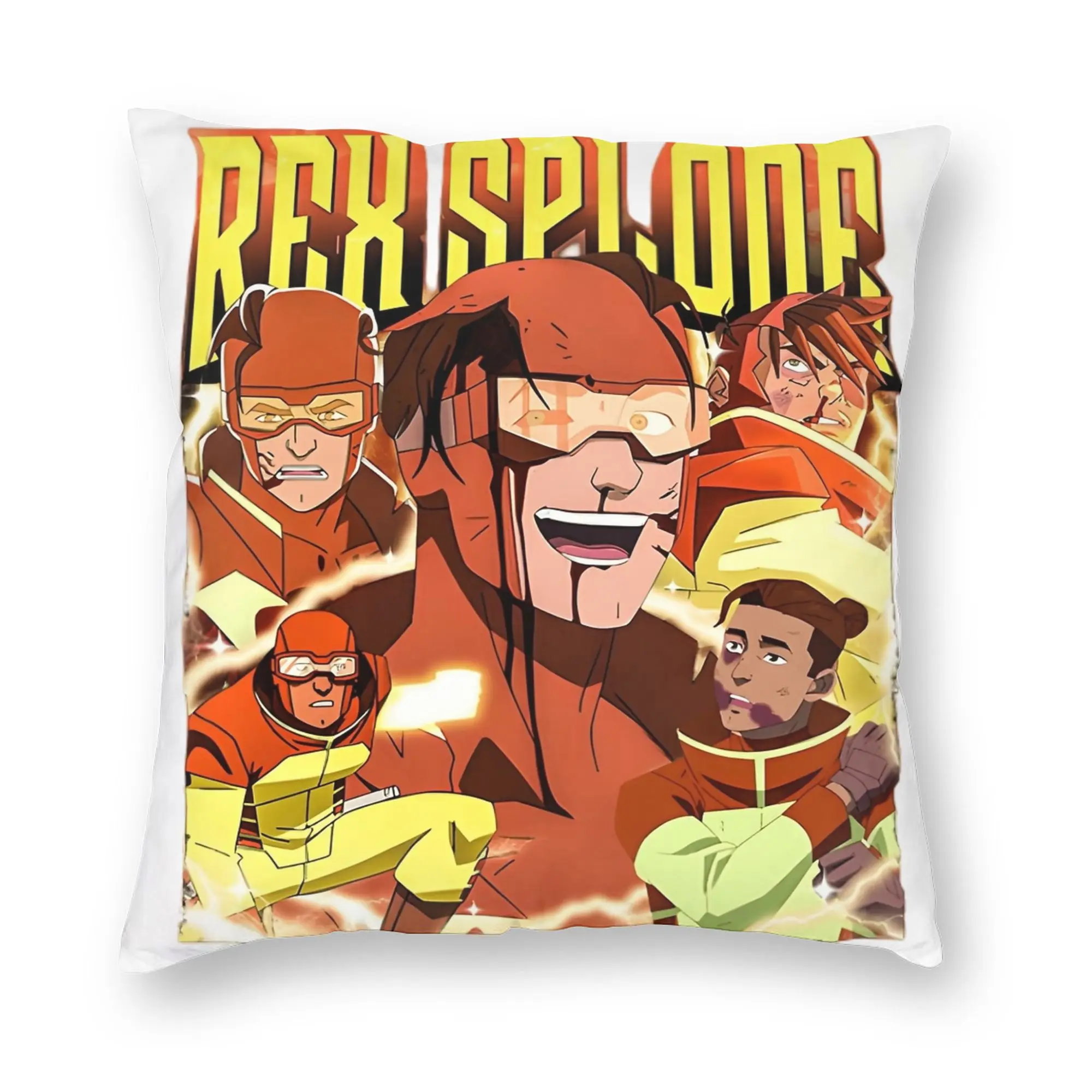 Rex Splode Invincible TV Show Pillowcase Printing Polyester Cushion Cover Decor  Pillow Case Cover Living Room Drop Shipping