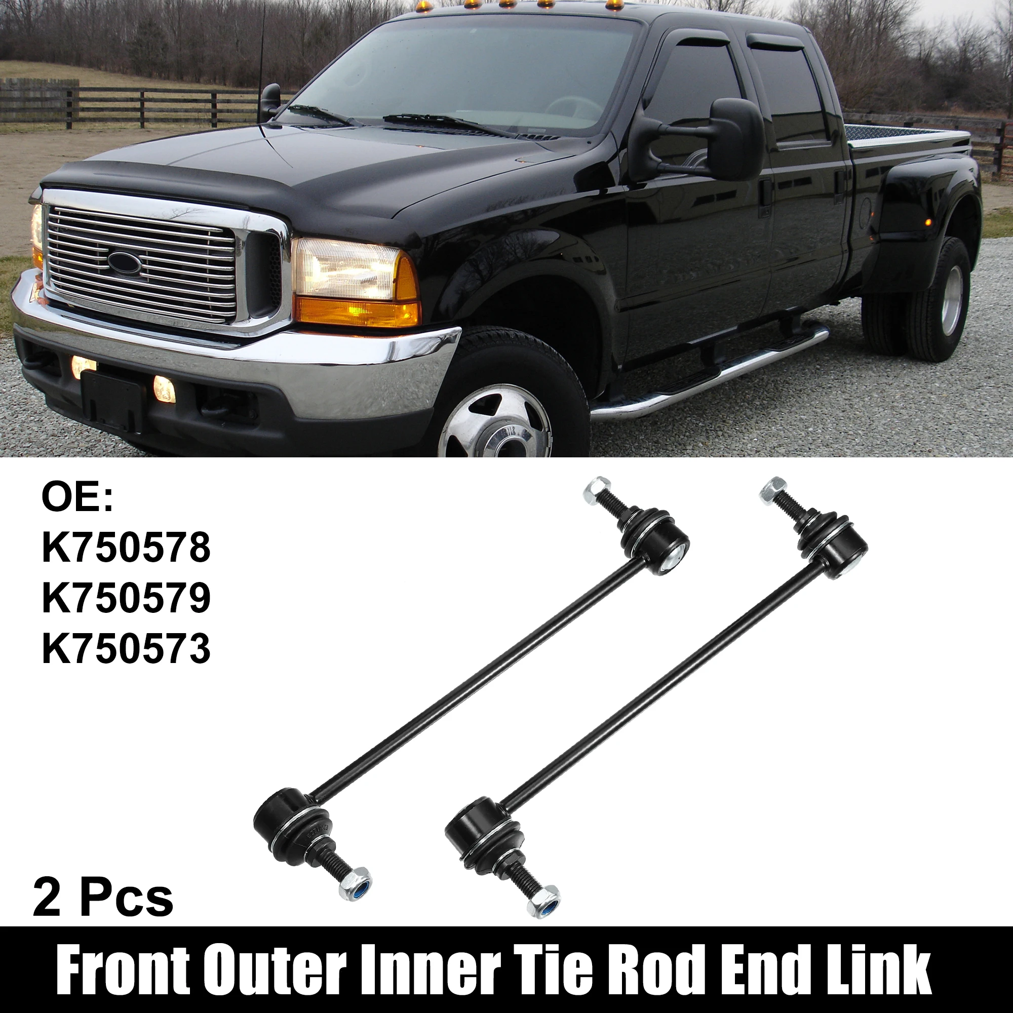 

UXCELL 2 шт. передние левые и правые звенья стабилизатора поперечной устойчивости для Dodge Dart