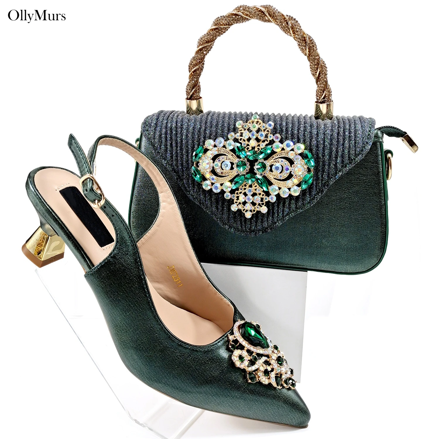 

Итальянские летние туфли-лодочки, комплект обуви и сумок для вечеринок, обувь и кошелек на африканском каблуке, размер для женщин, платье на распродаже