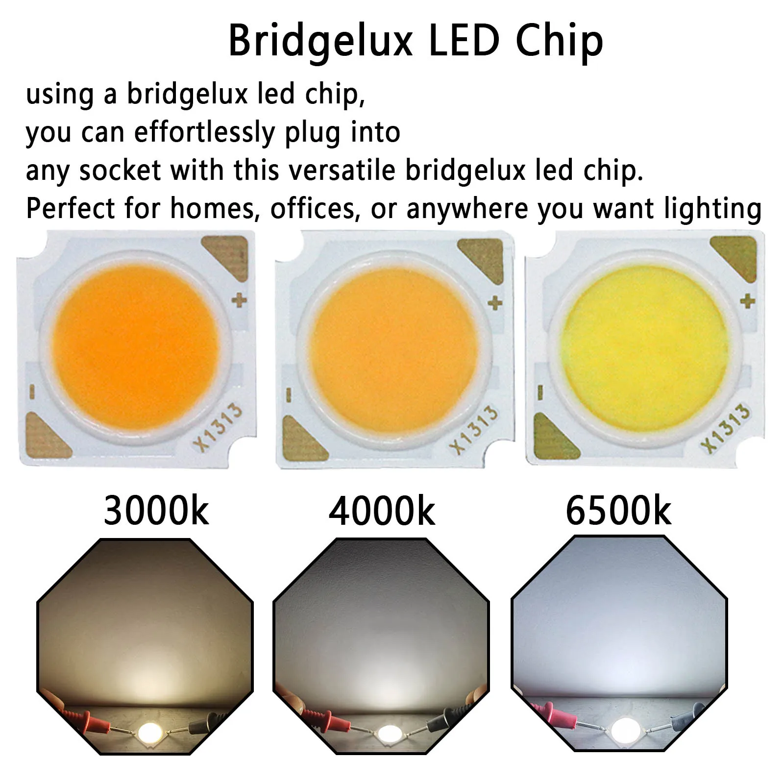 10 szt. Lampa COB LED Bridgelux Chip3W 5W 10W 12W 15W 18W 300mA 13mm DIY lampa LED reflektor żarówka lampa świecąca W dół biura domowego