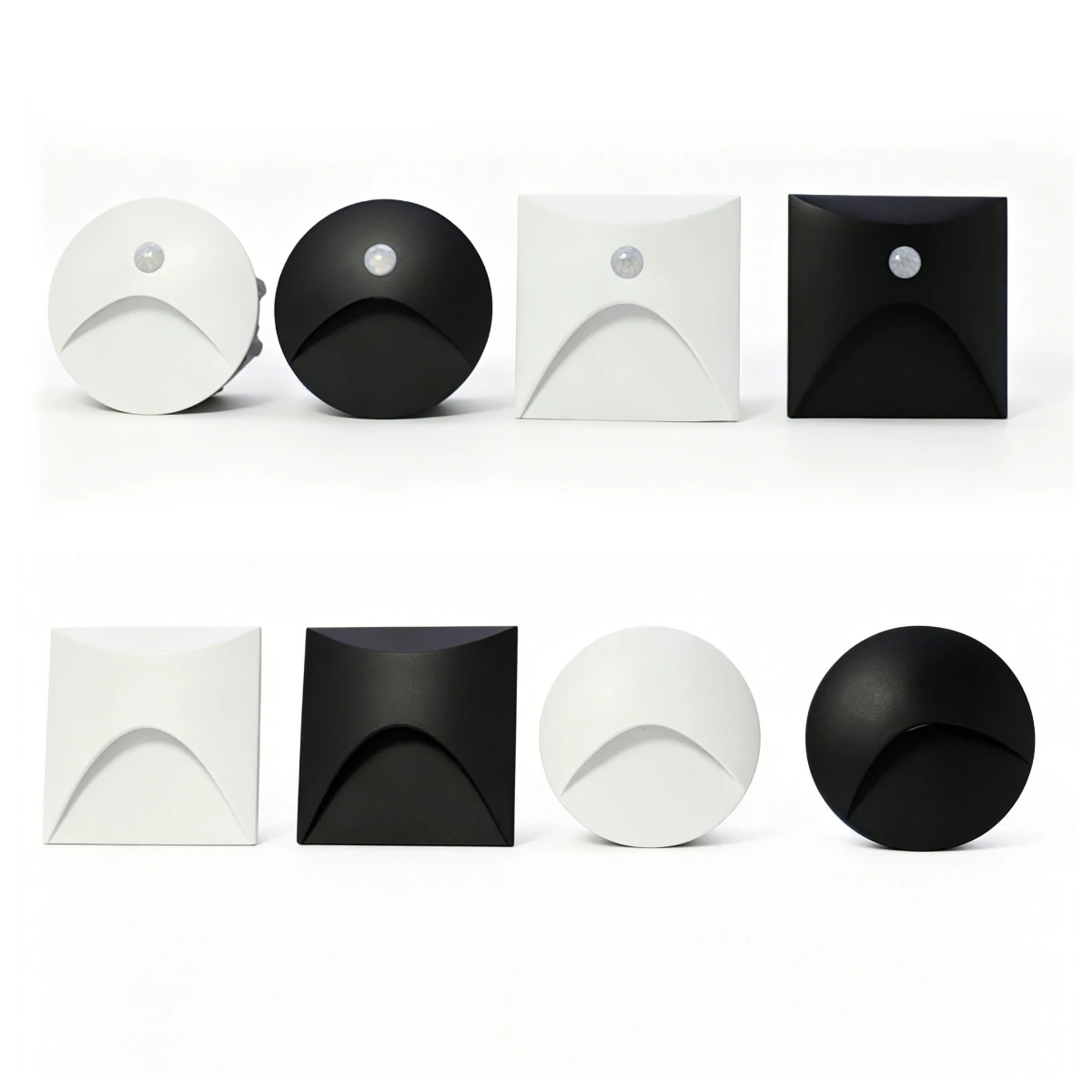 Außenleuchte IP65 Eingebettete Wandleuchte 3W LED Inneneinbauleuchte Treppenbeleuchtung Balkon Veranda Gang Innenhof Innenwandleuchte