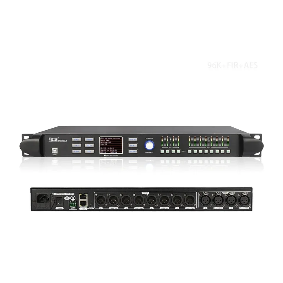 

96K/FIR/AES digital audio processor speaker management system 4in 8out dsp audio processor