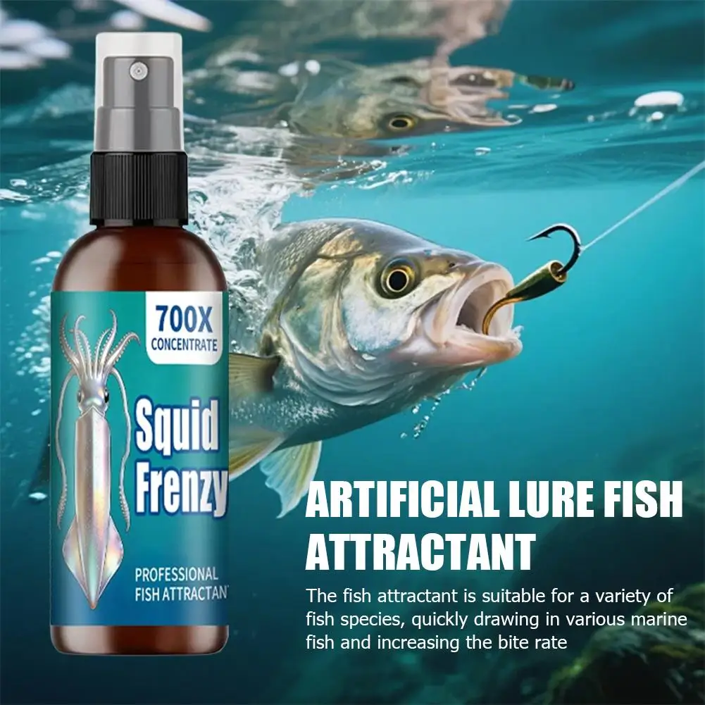 1/2/3Pcs Attract Squid Liquid,Specially Designed,Quickly Stimulate Squid Hunger Professional Fishing Liquid Squid Attractant
