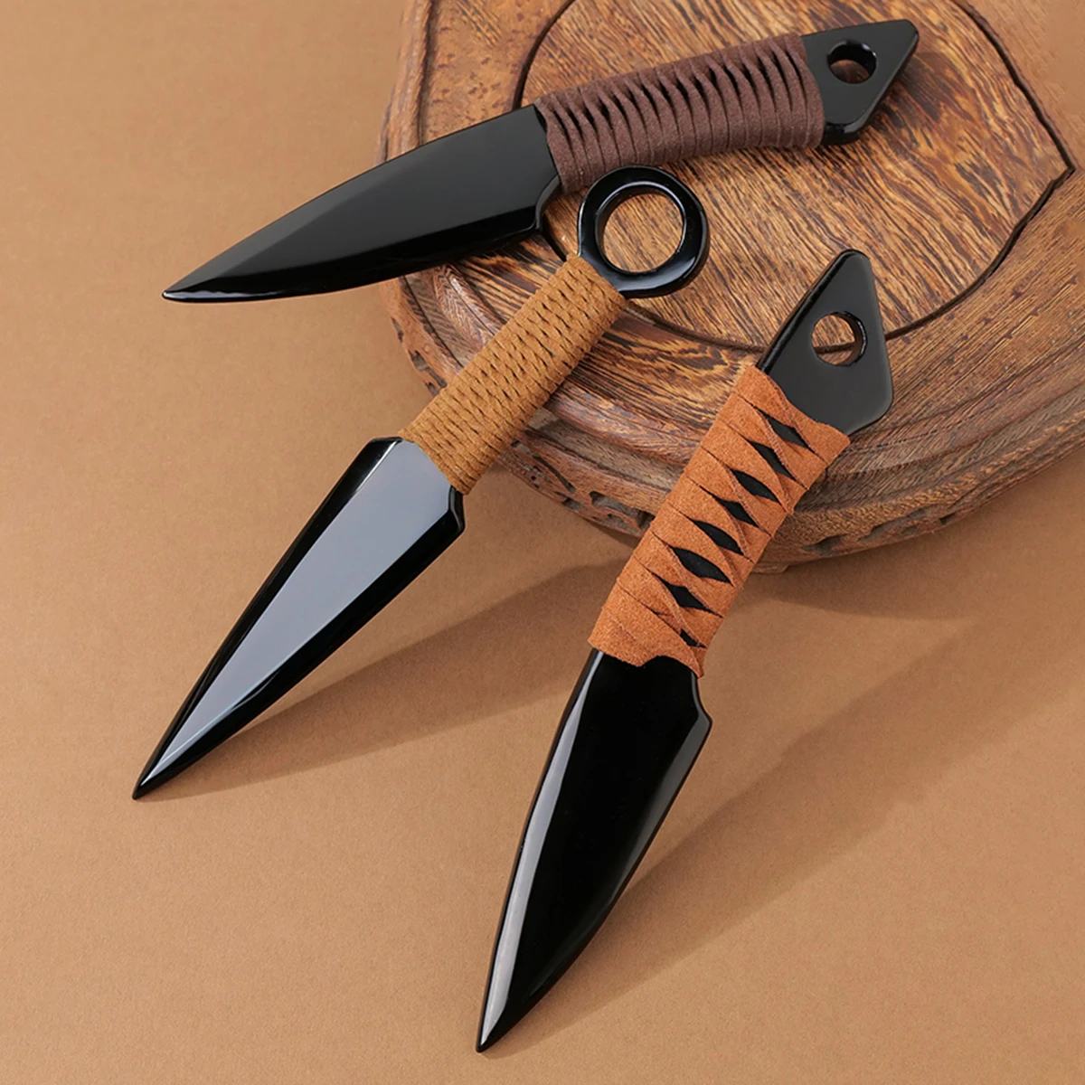 1PC Natural Crystal Obsidian Original Stone Model Knife Polishing Unbladed Knife Model Crystal Crafts