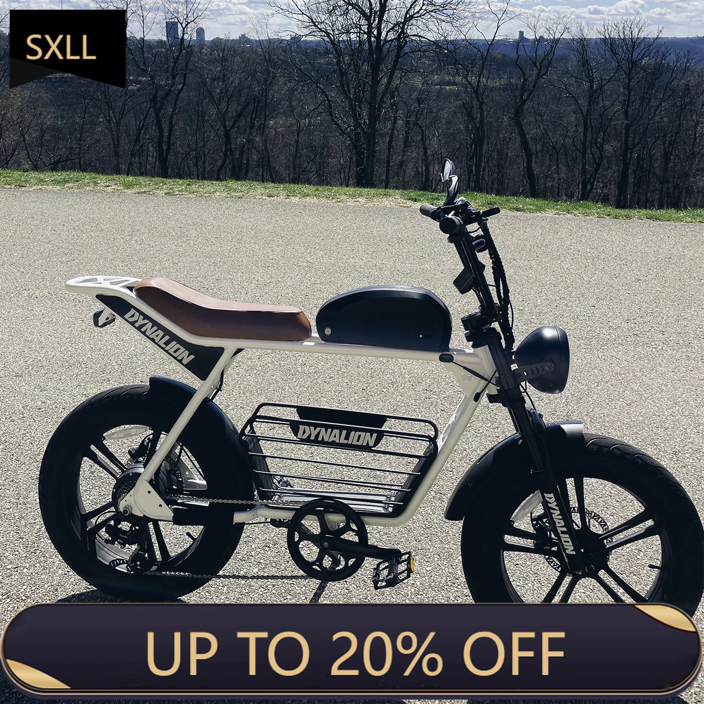 

SXLL new electric bicycle off-road 20 inch fat tire electric bicycle all-terrain super electric bicycle Ebike