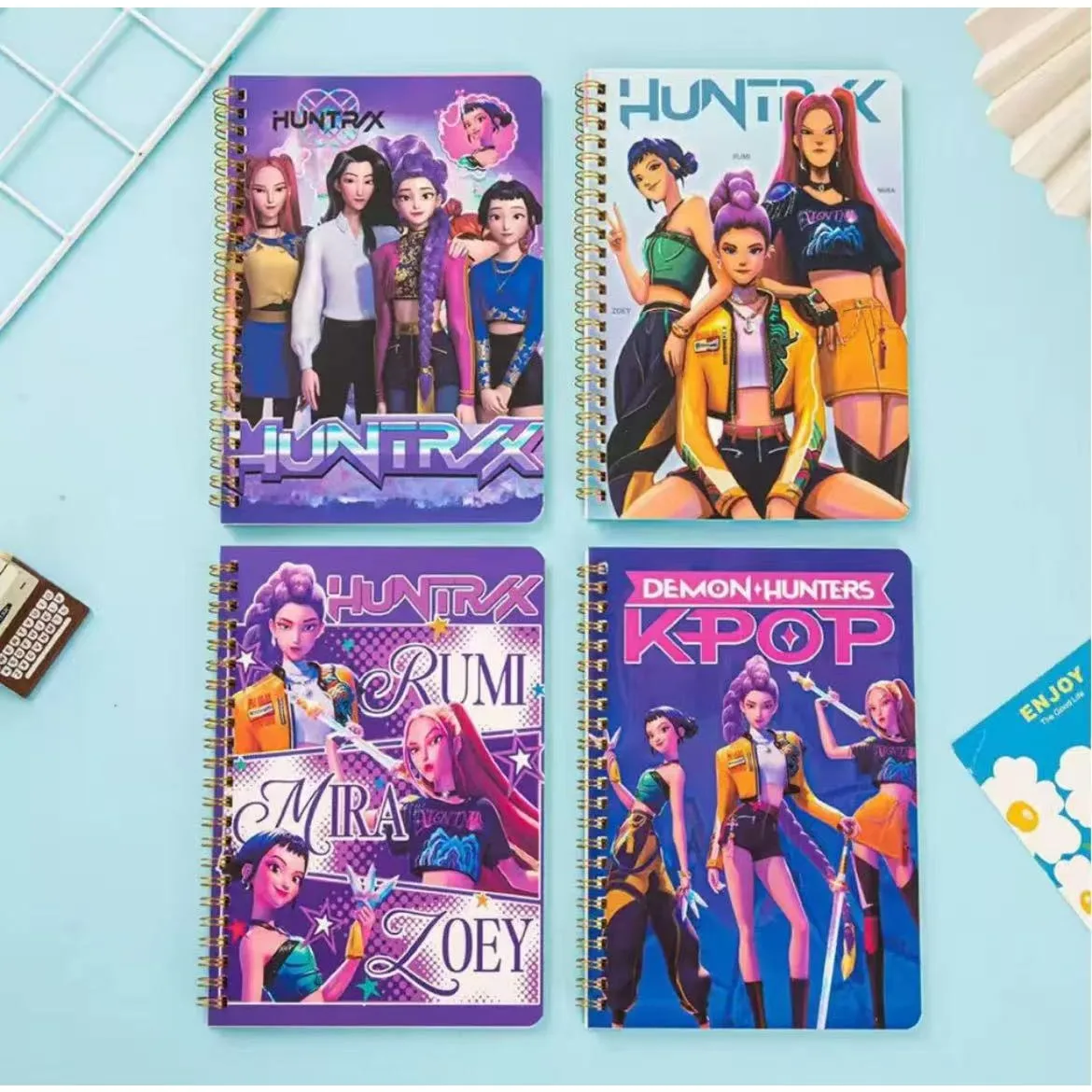 Kpop Demon Hunters Simpatiche penne gel da 0,5 mm Cancelleria Kawaii Cartoon Anime Periferiche derivative Forniture per ufficio scolastico Regali per feste