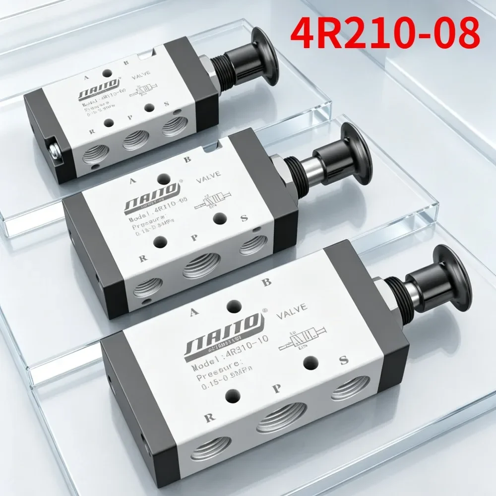 

2 Way 5 Position 4R210-08 Manual Valve Push and Pull Pneumatic Switch of Directional Valve