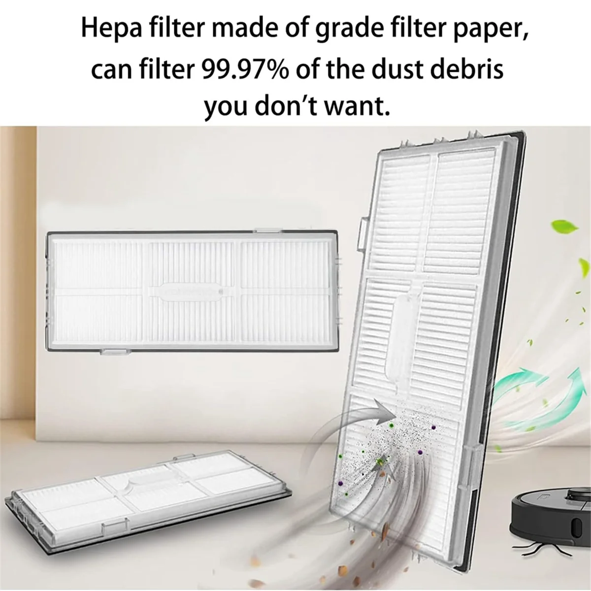 21 peças de reposição para robô aspirador de pó s8 pro ultra, escova lateral dupla principal, filtro hepa