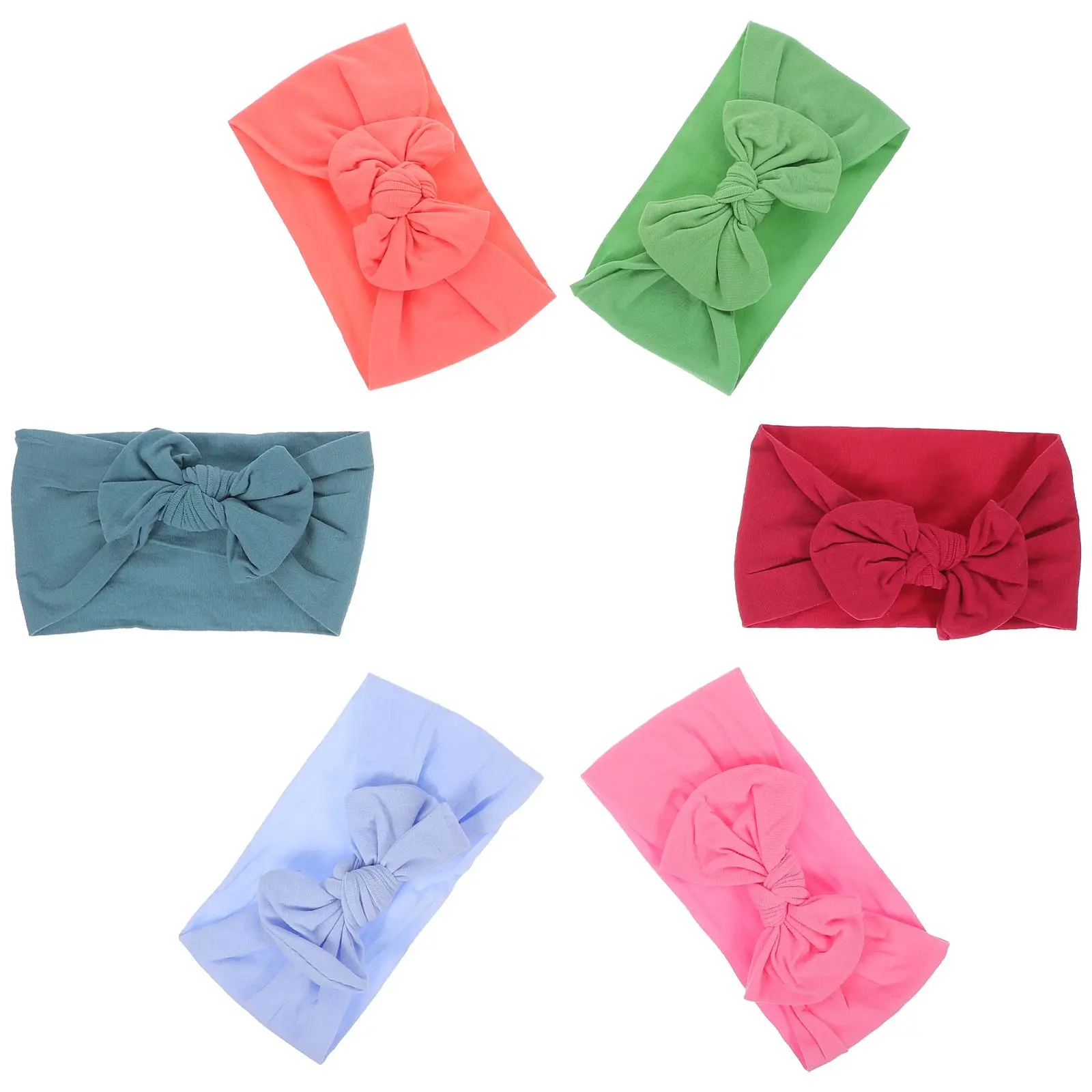 

6 Pcs Headband for Baby Girl Nylon Elastic Toddler Headbands Cute Hair Accessories Infant Elastic Headband Fashionable