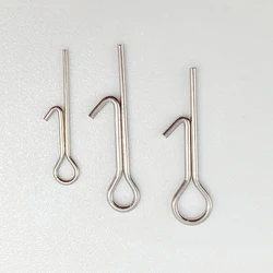 10/30/50pcs/lot Fishing Bait Stinger Pins Spike Hook Connecting Pin Needle Fixed Lock Assist Soft Lure Fishing Accessories Tools