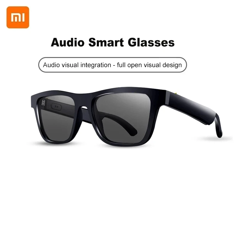 Imagem -02 - Xiaomi Bluetooth Driving Sunglasses Smart Glasses Audio Headphones Earbuds sem Fio Ouvir Música 2024