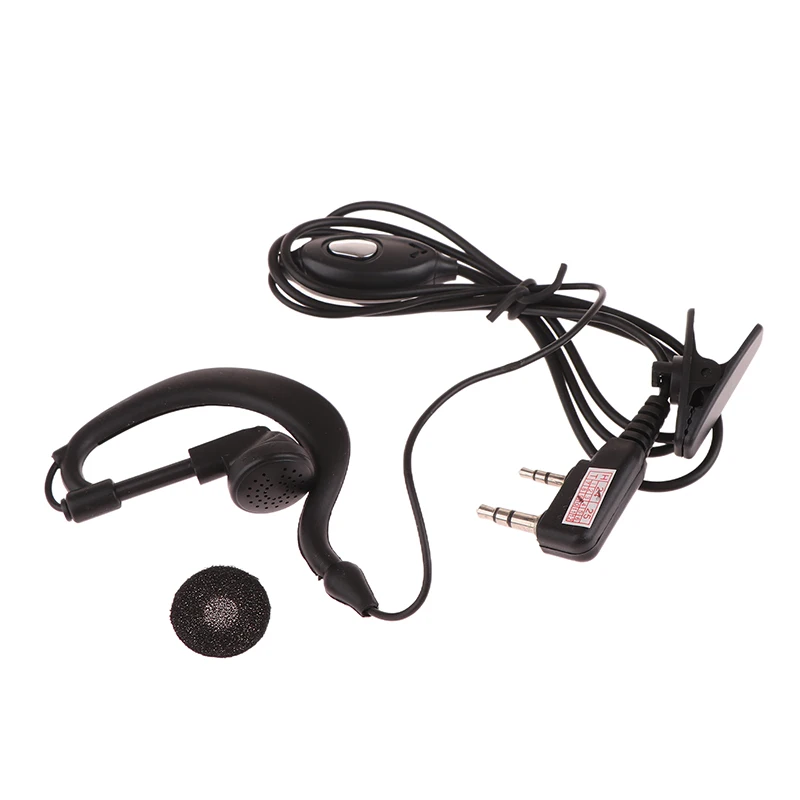 For Baofeng BF-888S UV5R Walkie-Talkie 992 Earwear 2 Pin K Type Walkie Talkie Headset Earphone Wired Two Way Ham Radio Earpiece