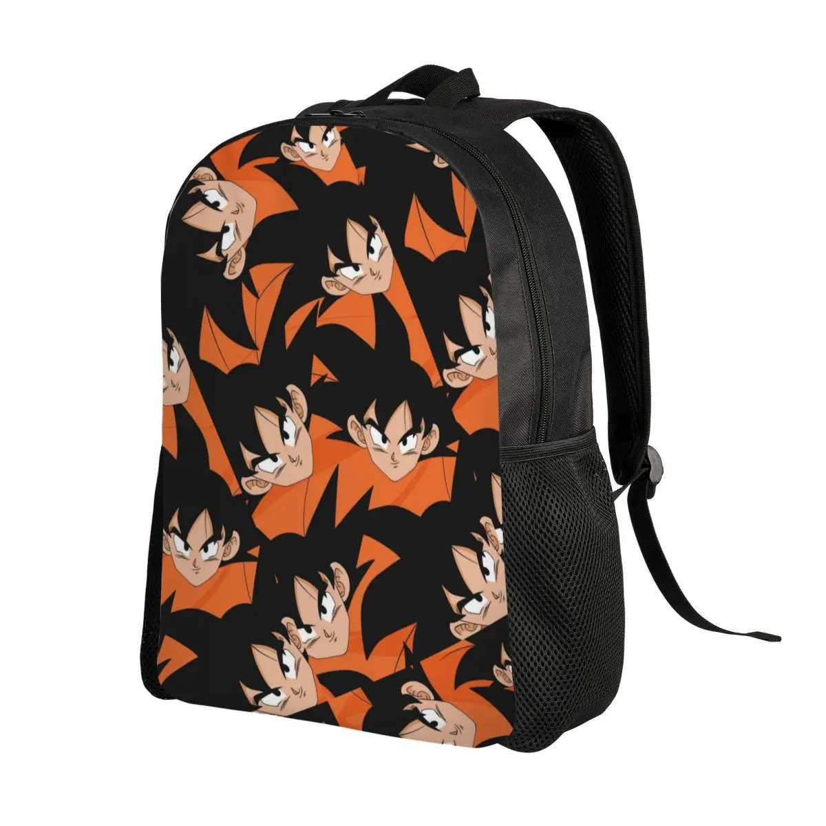 Custom Goku Anime Backpack for Men Women Water Resistant School College Cute Cartoon Bag Printing Bookbags