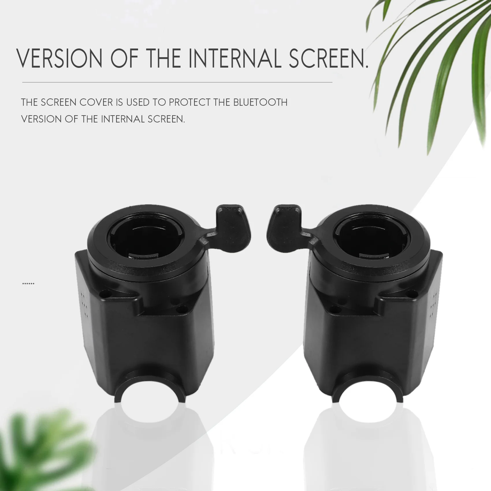 Tampa do monitor LCD para KUGOO Scooter, punho do freio do acelerador, tampa da lâmpada LED, S1 S2 e S3, 8 polegadas