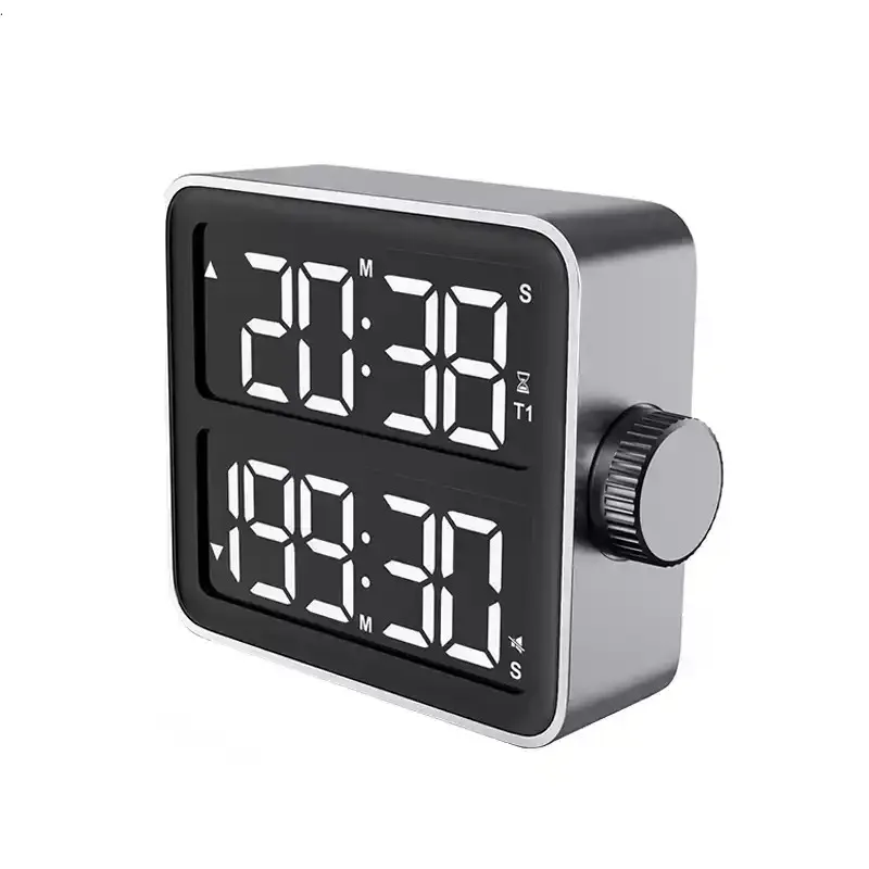 Timer Kitchen Dual Screen Reminder Timer Cooking Stopwatch Alarm Clock Learning Specific Countdown Timer Stopwatch