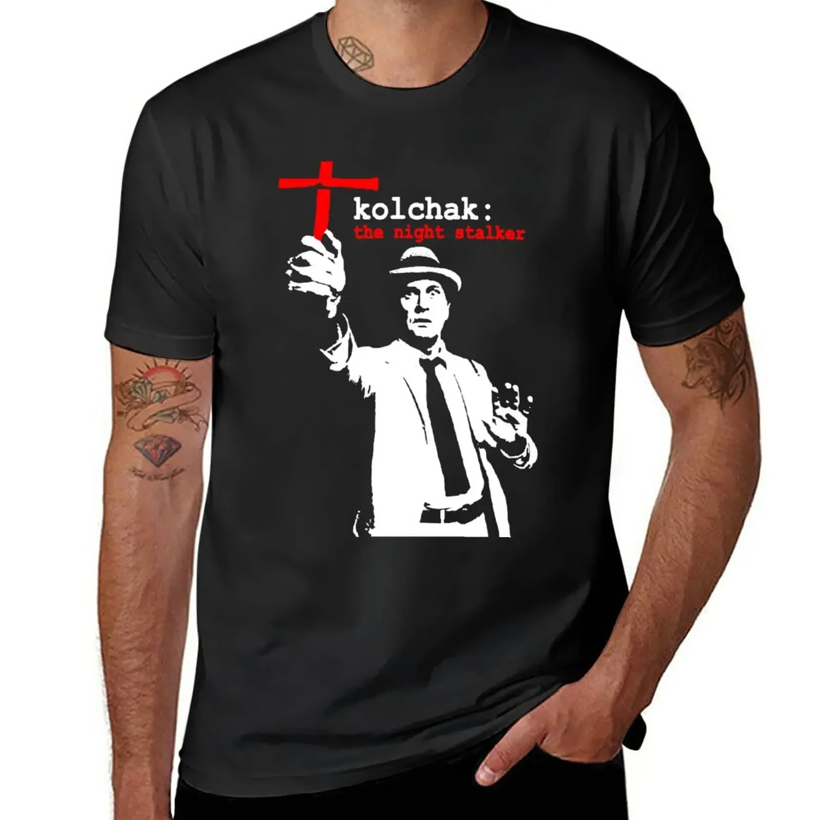 

Kolchak The Night Stalker T-Shirt kawaii clothes blanks tops heavyweight t shirts for men