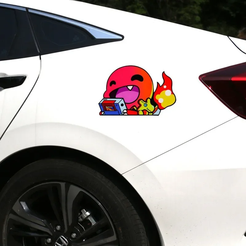 Pokemon Squirtle Sticker Car Rear Windshield 3D Auto Car Styling Sticker Cartoon Funny Decals Automobiles Motorcycle Sticker