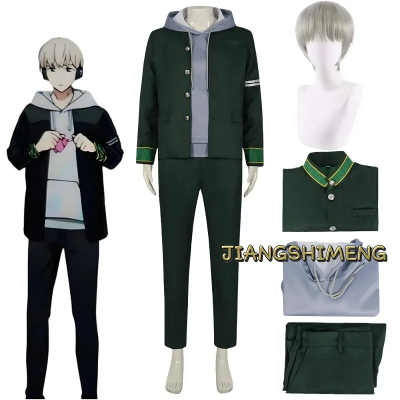 

Anime Wind Breaker Ren Kaji Cosplay WINBRE Costume Wig Furin High School Uniform Halloween Party Suit