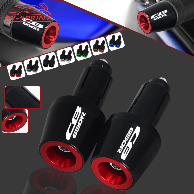 

7/8" 22MM Handle Bar Grips Ends Motorcycle Handlebar Bar Vibration Cap Plug For CB650R CB650F CB 650R CB 650F cb650r 650f