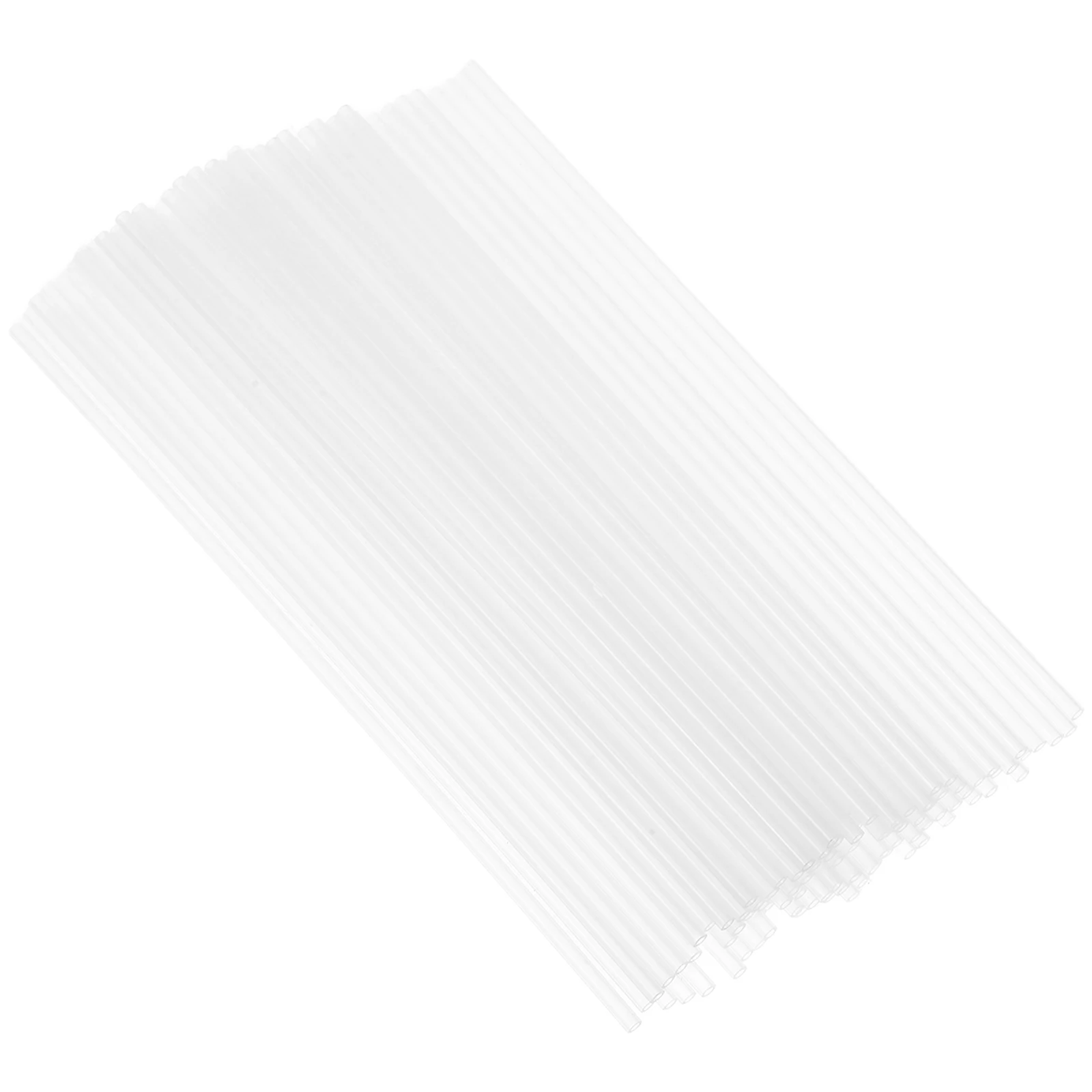 

100pcs Rust Removal Spray Head Plastic Replacement Extended Nozzle Straws 12cm Long Transparent Tube for Tools Parts