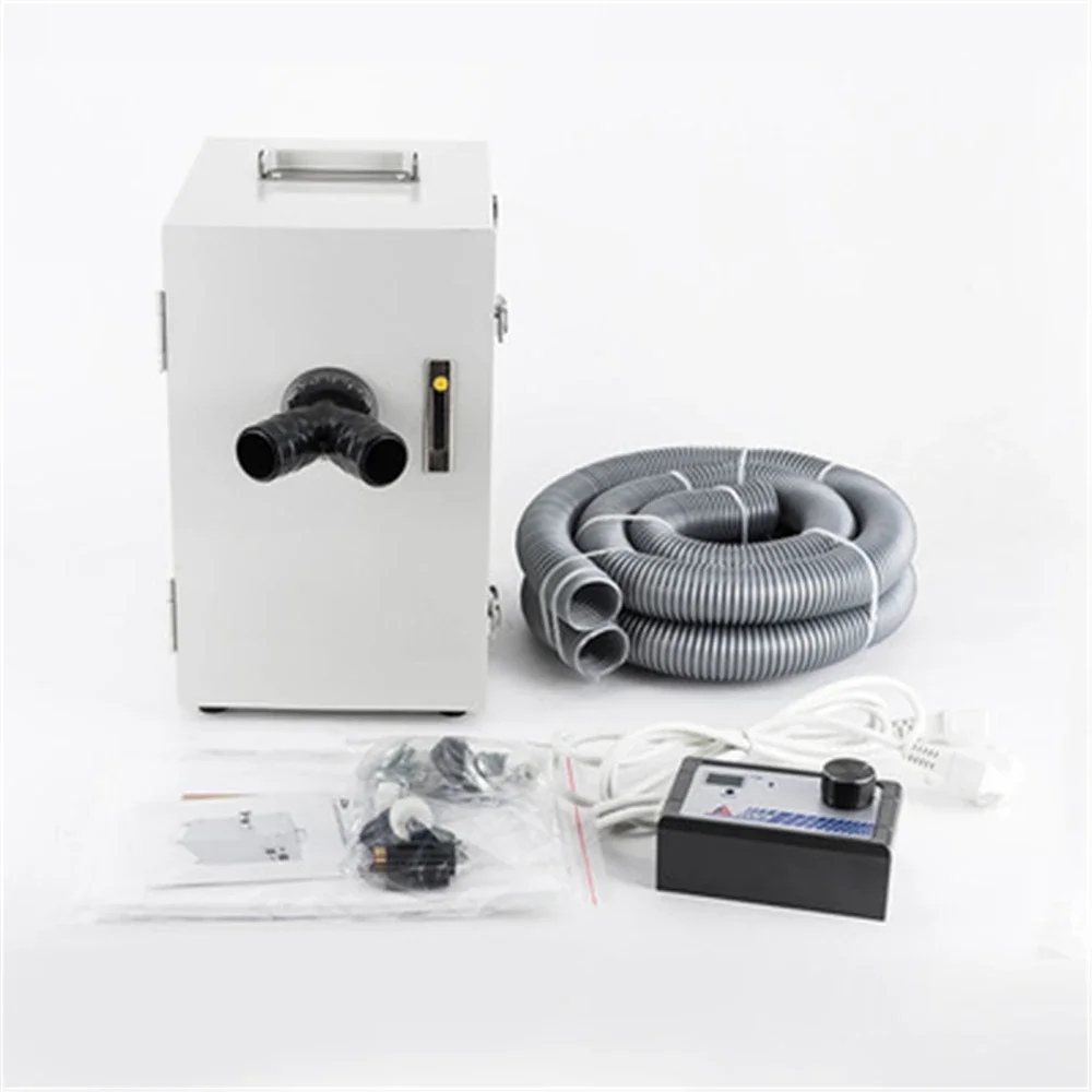 Dental lab Vacuum Dust Extractor digital control double impeller dental dust collector for  JT-26B