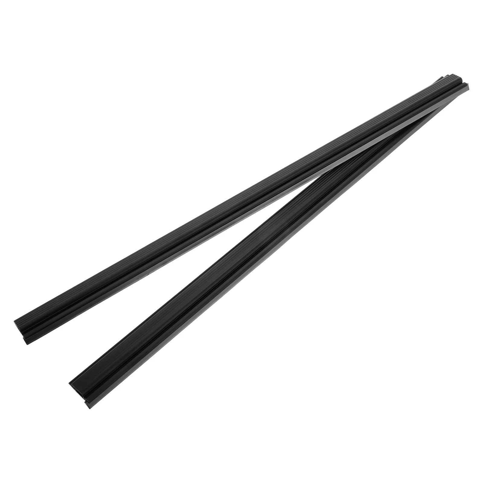 

1 Pair Car Side Window Wiper Replacement Universal Automotive Weather Strip Rubber Insert Multifunctional Durable Design Easy