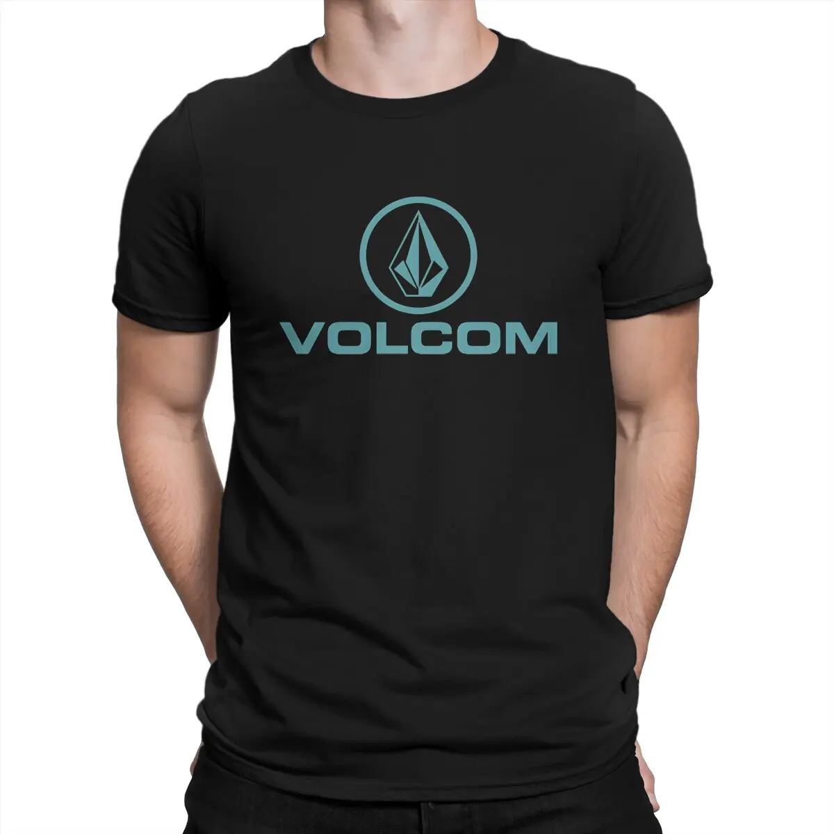 Ice Blue Of Hip Hop TShirt V-Volcoms Leisure T Shirt Newest T-shirt For Men Women