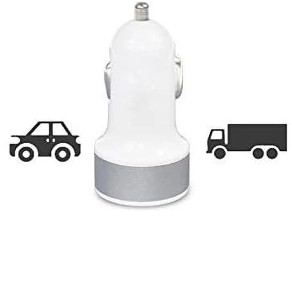 Mini in Car Charger Dual Twin Port 12V-24V Universal Lighter Socket Adapter For all car cigarette lighter sockets in 12V-24V