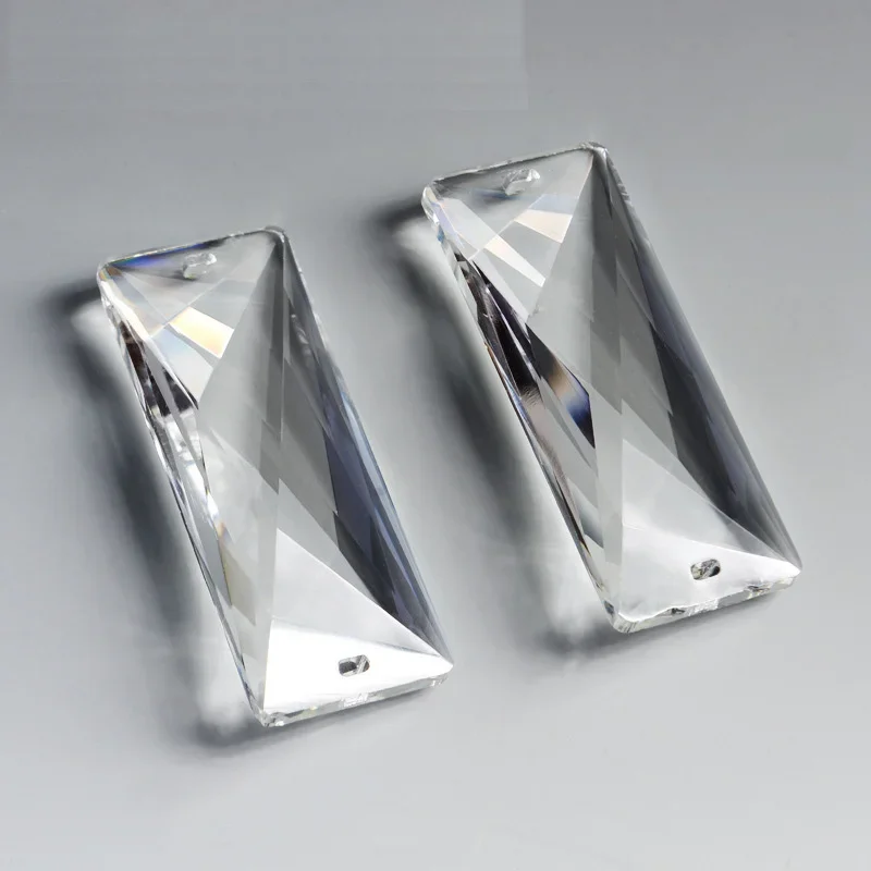 

Camal 10 шт. 30*76 мм граненая длинная призма хрустальная подвесная люстра подвесной светильник часть освещения Suncatcher занавеска вечерние домашний декор