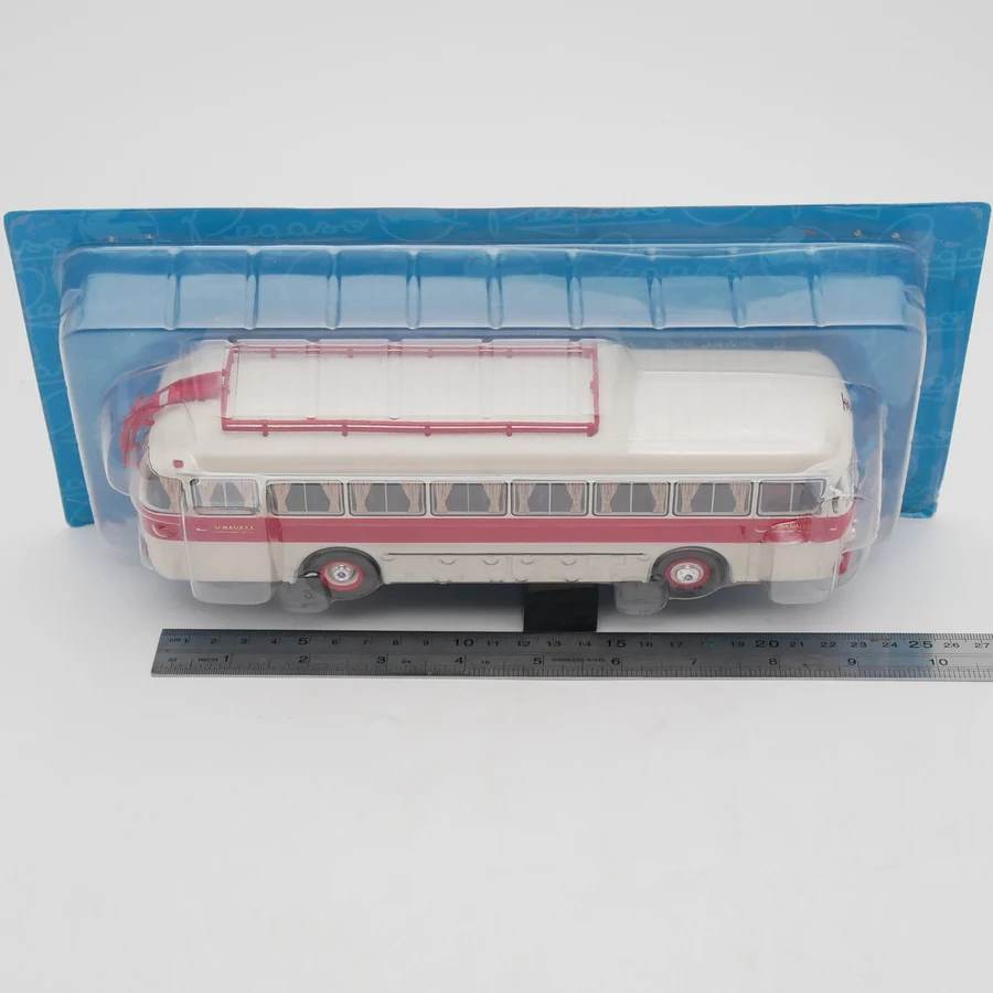 Diecast Ixo 1:43 Scale Pegaso 6040 Monotral 1960 Picasso Pegaso Bus Spanish Coach Alloy Car Model Collectible Toy Gift Souvenir