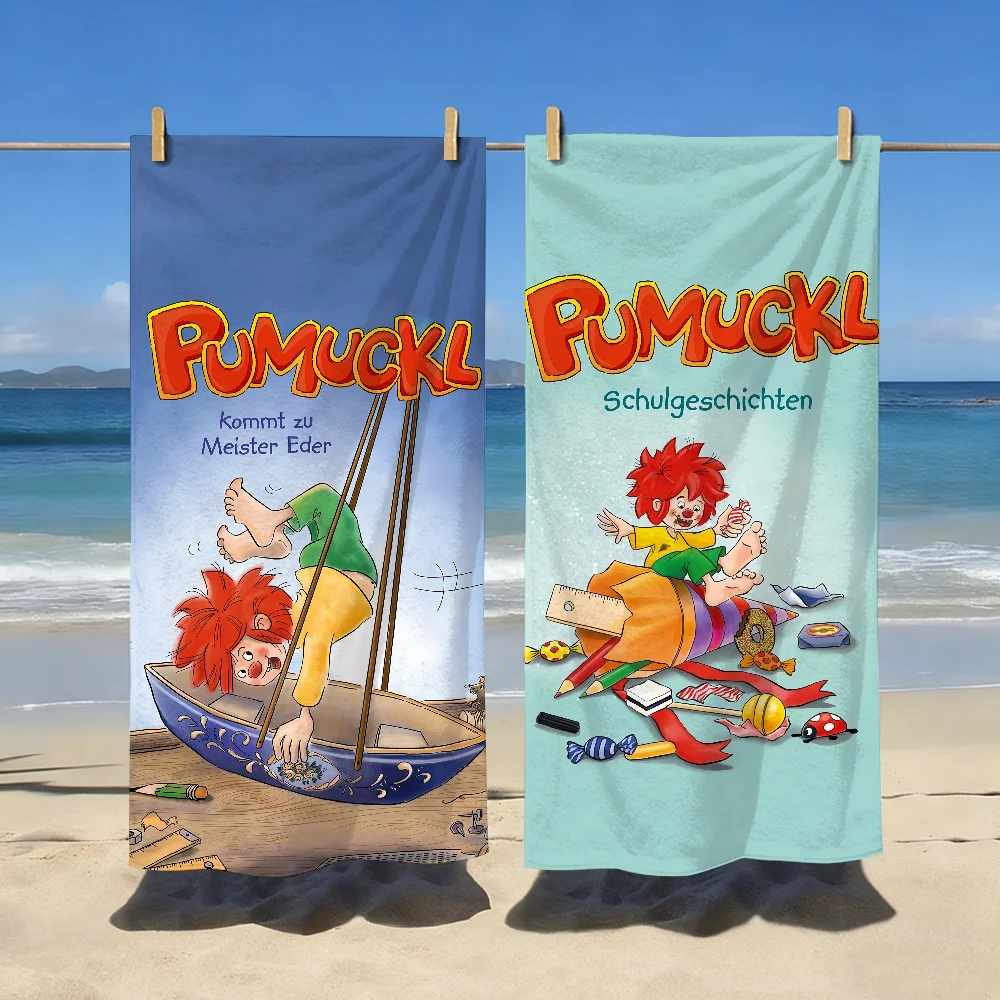 M-Meister E-Eder und Sein P-Pumuckl Towel Soft Pool Gift For Travel Gym Shower Camping Quick Dry Sports Large Beach Towels