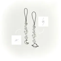1PCS Dango phone charm  Bow Coquette Keychain