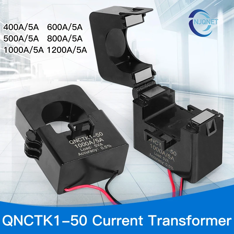 

Split Core Current Transformer 1000A 5A 1200A 1500/5 800/5 05 Class ct clamp current sensor open type current transforme factory