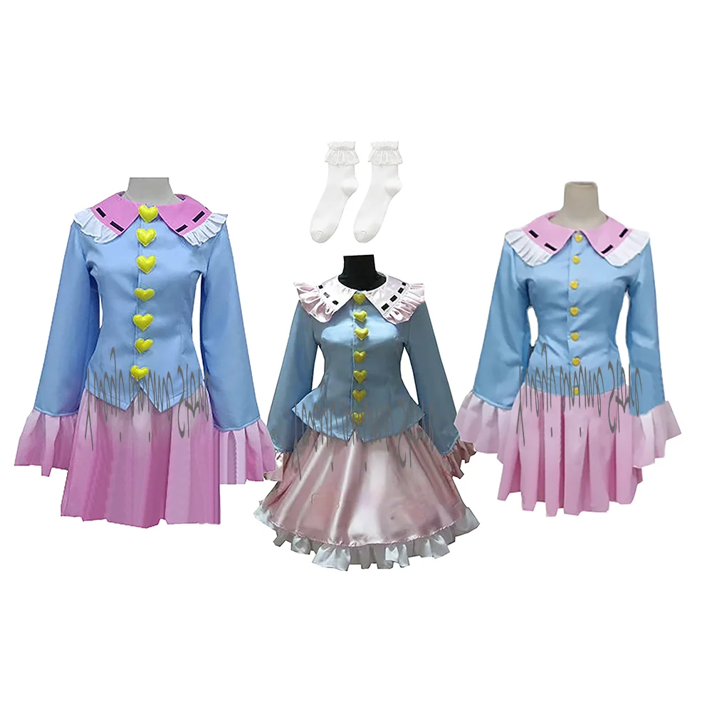 

customized-Touhou Komeiji Satori Complete Cosplay Costume Set for Women - Halloween/Christmas Party Outfit with Top & Skirt