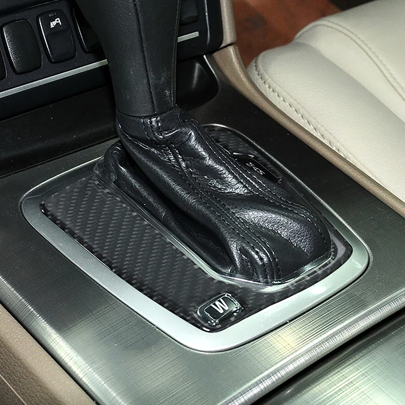 

Carbon Fiber Sticker Car Accessories Center Console Gear Shift Central Panel Frame Decoration Cover Trim For Volvo XC90 2008-14