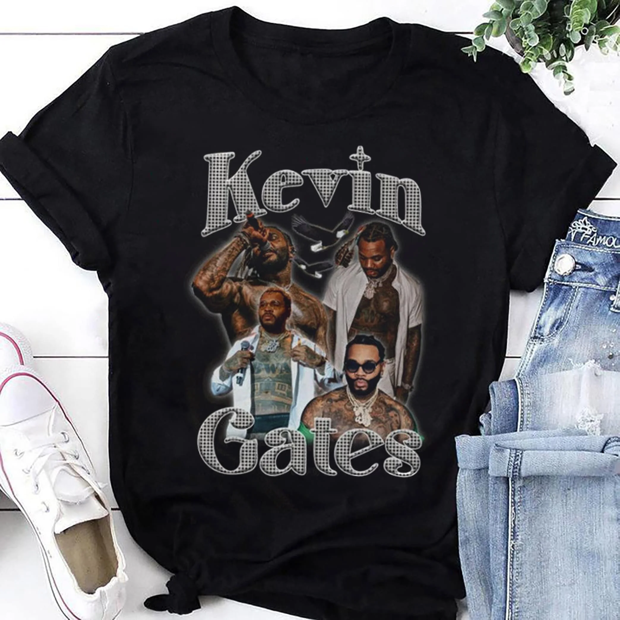 90s Vintage Kevin Gates T Shirt Tour 2023 Merch Rapper Fan GifT