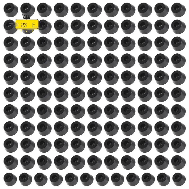 

A23E-120 Pcs Soft Cutting Board Rubber Feet With Stainless Steel Screws 0.28 X 0.59 For Furniture, Electronics And Appliances