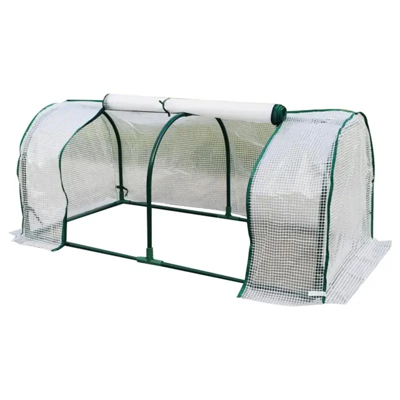 

Portable Greenhouse Tunnel Mini Indoor Outdoor Plant Cover For Winter Weather Resistant Instant Pop Up Green House For Plants