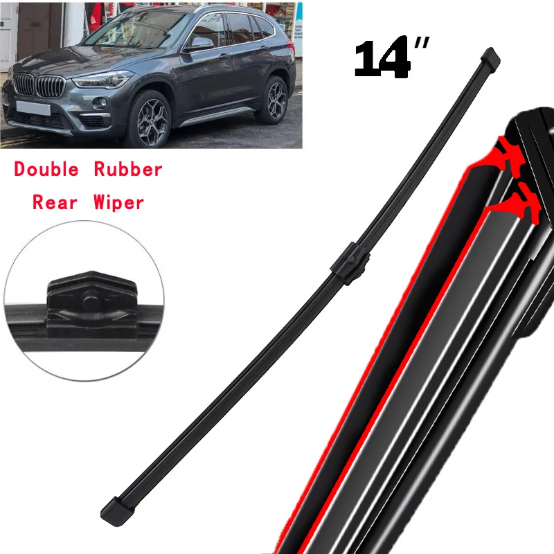 

Car Wiper 14" Rear Wiper Blade For BMW X1 F48 2015 - 2022 Windshield Windscreen Clean Tailgate Window Car Rain Brush